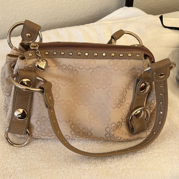 Kathy Van Zeeland Shoulder Bag Hobo Beige Brown - Picture 2 of 6